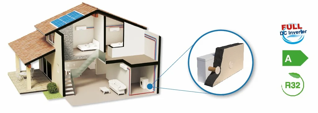 Installation climatiseur sans unité extérieure TopClim